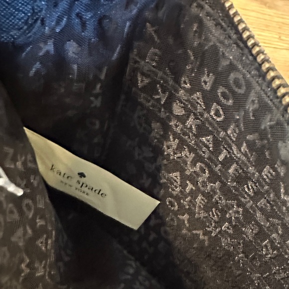 Kate Spade Black Leather Wristlet Clutch - Picture 3 of 5